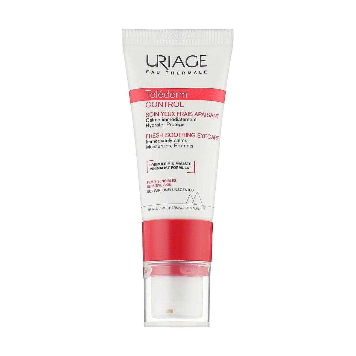 Заспокійливий крем для чутливої шкіри навколо очей Uriage Tolederm Control Fresh Soothing Eyecare Sensitive Skin, 15 мл